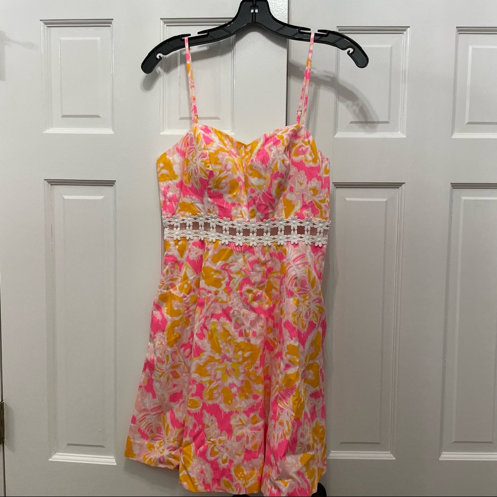 Lily Pulitzer Lenore Lace Cutout Sundress